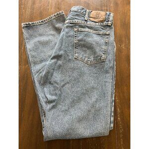 Wrangler Relaxed Fit Mens Jeans 36x34 actual 35x33 Light Blue Denim RN130273